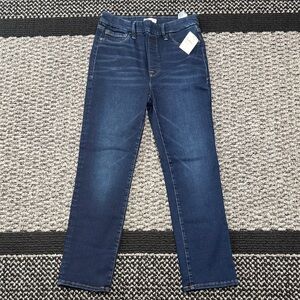 Good American Good Legs Straight Jeans Women’s 27/28 Straight Leg Stretch Denim